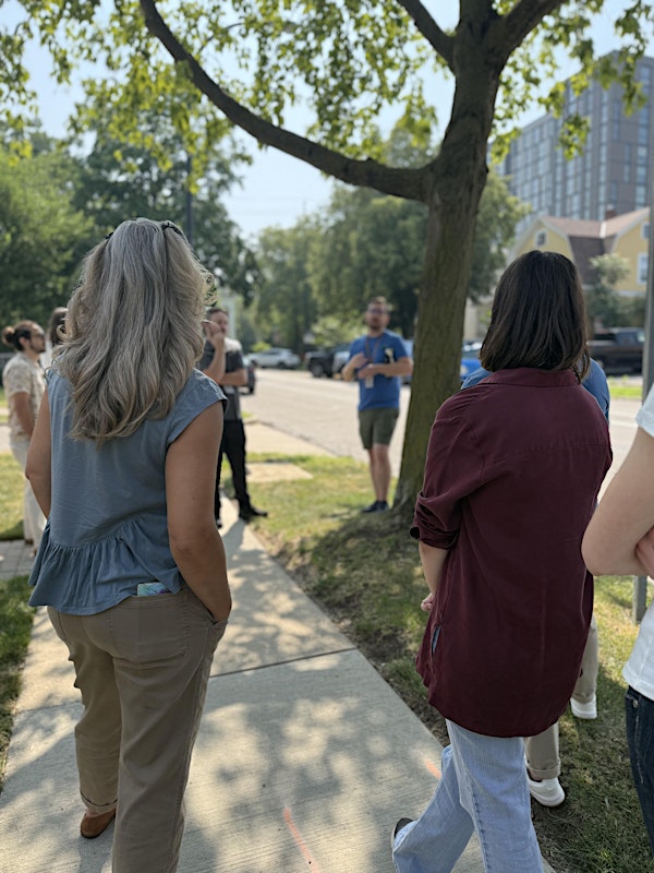 Explore the essential habitats and food sources trees provide for pollinators at your own pace in Ann Arbor.
