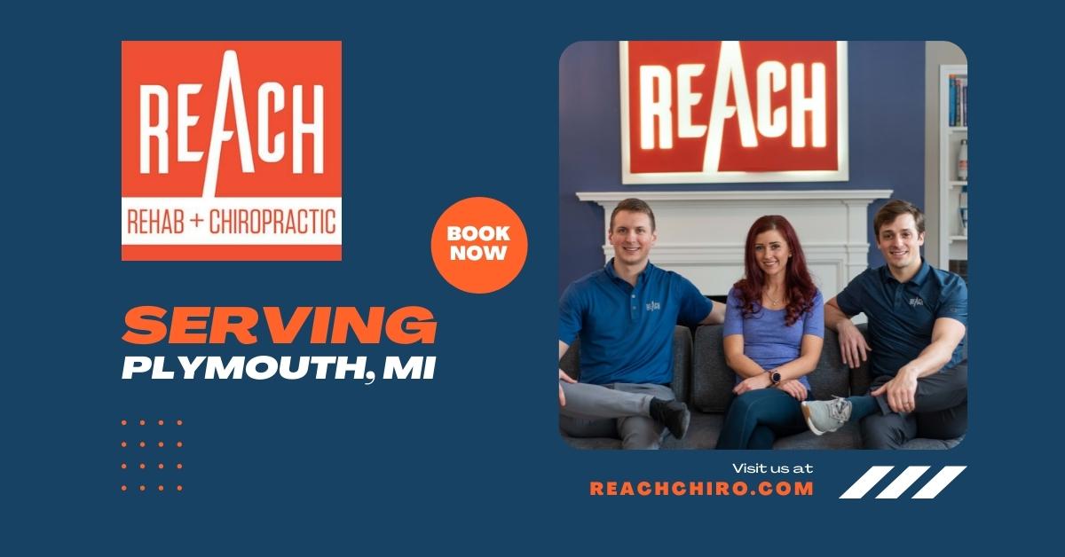 REACH Rehab + Chiropractic Performance Center in the heart of Plymouth, MI.